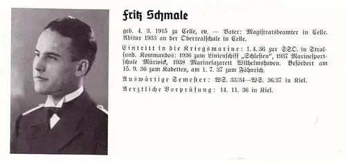 Personalkarte Wehrmacht - Fritz Schmale in Celle und Siegfried Schirmbeck in Deggendorf , München  , NSDAP , Arzt !!!