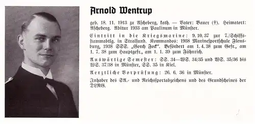 Personalkarte Wehrmacht - Arnold Wentrup / Ascheberg und Horst Weber / Leipzig , Münster , NSDAP , Arzt !!!