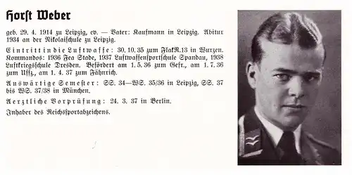Personalkarte Wehrmacht - Arnold Wentrup / Ascheberg und Horst Weber / Leipzig , Münster , NSDAP , Arzt !!!