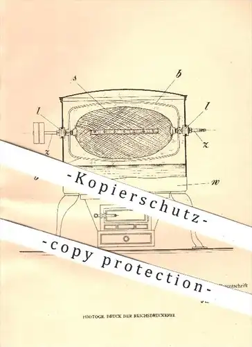 original Patent - Carl Kampmann , Mülheim / Ruhr , 1906 , Waschmaschine mit Wäschebehälter , Waschmaschinen , Wäsche !!!