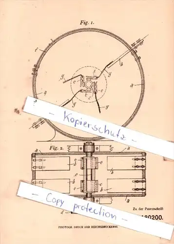 Original Patent  - Firma C. F. Schröter in Lösznitz i. Erzgeb. , 1906 , Aufschlagen gestärkter Wäsche!!!