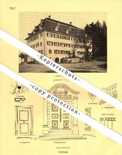 Photographien / Ansichten , 1928 , Gachnang , Prospekt , Architektur , Fotos !!!