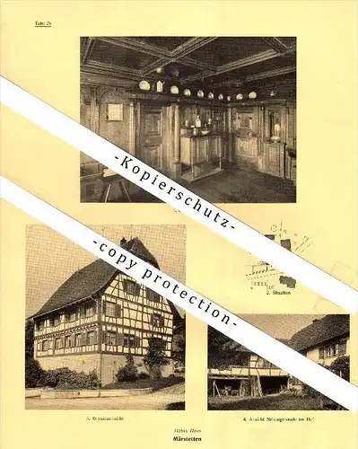 Photographien / Ansichten , 1928 , Märstetten , Bez. Weinfelden , Prospekt , Architektur , Fotos !!!