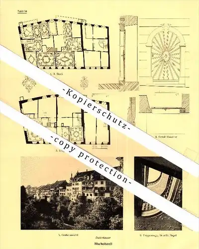 Photographien / Ansichten , 1928 , Bischofszell , Prospekt , Architektur , Fotos !!!