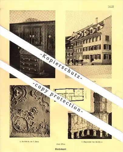 Photographien / Ansichten , 1928 , Bischofszell , Hauptwil - Gottshaus , Prospekt , Architektur , Fotos !!!