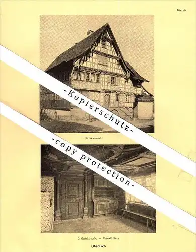 Photographien / Ansichten , 1928 , Erlen und Oberaach / Amriswil , Prospekt , Architektur , Fotos !!!