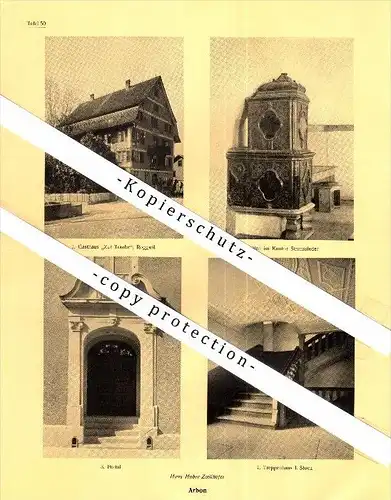 Photographien / Ansichten , 1928 , Arbon , Prospekt , Architektur , Fotos !!!