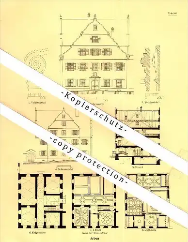 Photographien / Ansichten , 1928 , Arbon , Prospekt , Architektur , Fotos !!!