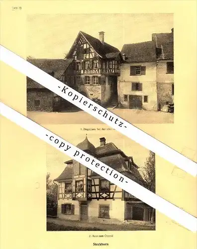 Photographien / Ansichten , 1928 , Steckborn , Bez. Frauenfeld , Prospekt , Architektur , Fotos !!!