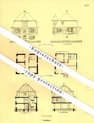 Photographien / Ansichten , 1928 , Steckborn , Bez. Frauenfeld , Prospekt , Architektur , Fotos !!!