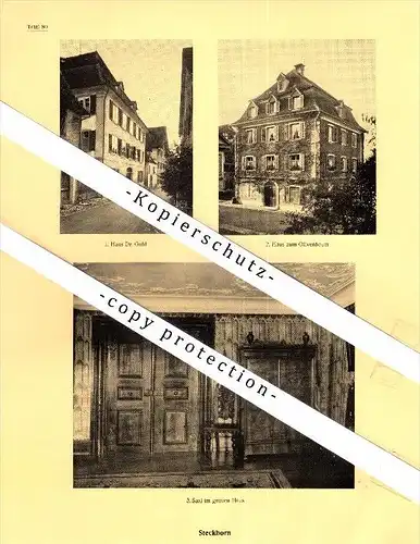 Photographien / Ansichten , 1928 , Steckborn , Bez. Frauenfeld , Prospekt , Architektur , Fotos !!!