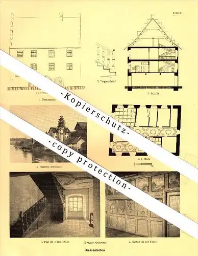 Photographien / Ansichten , 1928 , Diessenhofen , Thurgau , Prospekt , Architektur , Fotos !!!