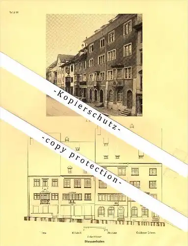 Photographien / Ansichten , 1928 , Diessenhofen , Thurgau , Prospekt , Architektur , Fotos !!!