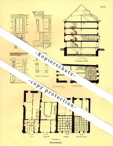 Photographien / Ansichten , 1928 , Diessenhofen , Thurgau , Prospekt , Architektur , Fotos !!!