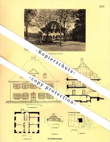 Photographien / Ansichten , 1928 , St. Katharinental b. Diessenhofen , Thurgau , Prospekt , Architektur , Fotos !!!