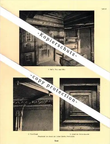 Photographien / Ansichten , 1923 , Sent und Crusch , Kreis Sur Tasna , Prospekt , Architektur , Fotos !!!