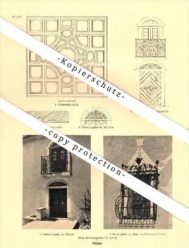 Photographien / Ansichten , 1923 , Filisur , Kr. Bergün , Prospekt , Architektur , Fotos !!!