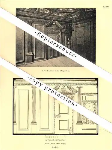 Photographien / Ansichten , 1923 , Andeer und Splügen , Kr. Rheinwald , Prospekt , Architektur , Fotos !!!