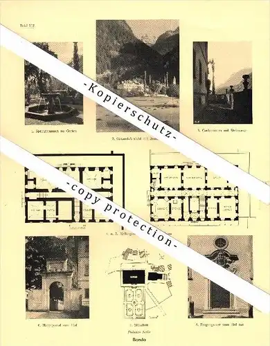 Photographien / Ansichten , 1923 , Bondo , Promontogno , Castasegna , Kr. Bregaglia , Prospekt , Architektur , Fotos !!!