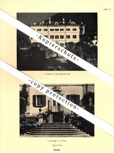 Photographien / Ansichten , 1923 , Bondo , Kreis Bregaglia , Bez. Maloja , Prospekt , Architektur , Fotos !!!