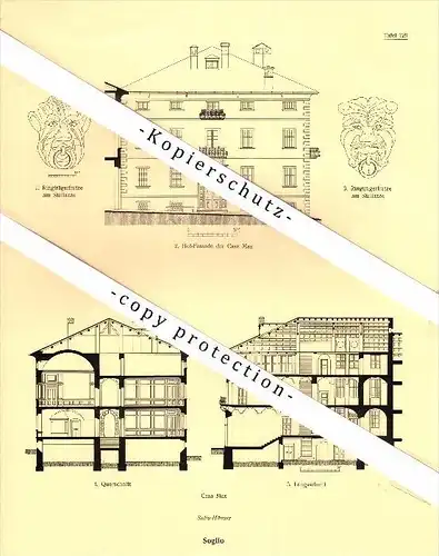 Photographien / Ansichten , 1923 , Soglio , Kreis Bregaglia , Prospekt , Architektur , Fotos !!!