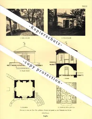 Photographien / Ansichten , 1923 , Soglio , Kreis Bregaglia , Prospekt , Architektur , Fotos !!!