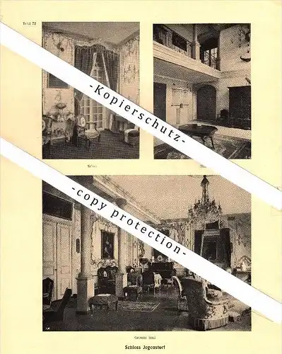 Photographien / Ansichten , 1922 , Schloss Jegenstorf , Prospekt , Architektur , Fotos !!!