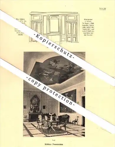 Photographien / Ansichten , 1922 , Landgut Ursellen und Thunstetten , Prospekt , Architektur , Fotos !!!