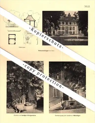 Photographien / Ansichten , 1922 , Landgut Obergurzelen , Märchligen , Tschiffeli b. Kirchberg , Architektur , Fotos !!!