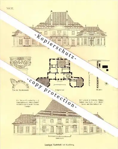 Photographien / Ansichten , 1922 , Landgut Obergurzelen , Märchligen , Tschiffeli b. Kirchberg , Architektur , Fotos !!!