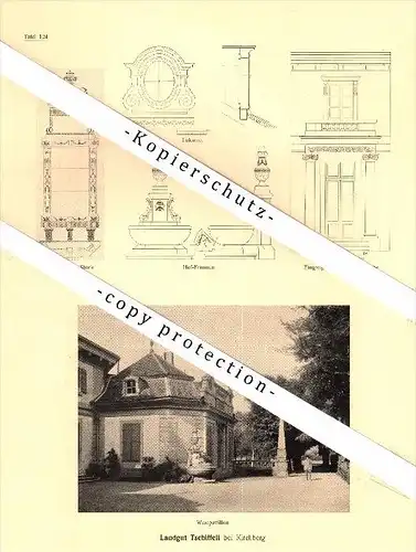 Photographien / Ansichten , 1922 , Landgut Tschiffeli b. Kirchberg , Prospekt , Architektur , Fotos !!!