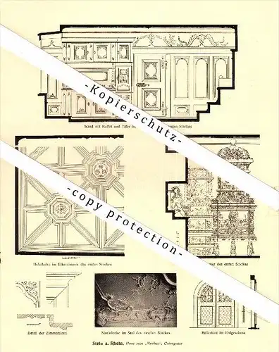 Photographien / Ansichten , 1918 , Stein am Rhein , Prospekt , Architektur , Fotos !!!