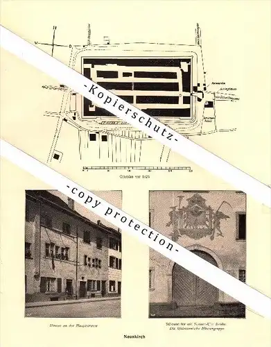Photographien / Ansichten , 1918 , Neunkirch , Prospekt , Architektur , Fotos !!!