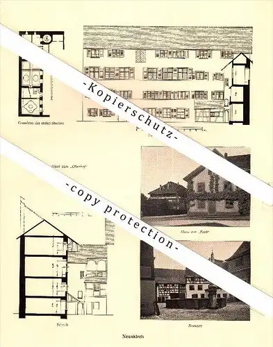 Photographien / Ansichten , 1918 , Neunkirch , Prospekt , Architektur , Fotos !!!