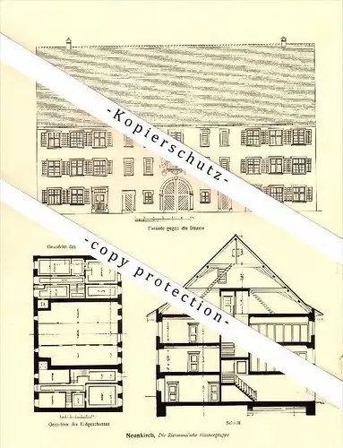 Photographien / Ansichten , 1918 , Neunkirch , Prospekt , Architektur , Fotos !!!