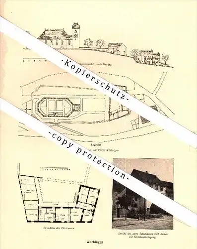 Photographien / Ansichten , 1918 , Wilchingen , Schleitheim , Prospekt , Architektur , Fotos !!!