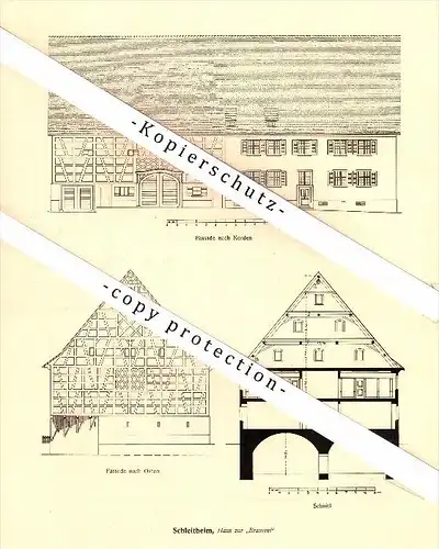 Photographien / Ansichten , 1918 , Wilchingen , Schleitheim , Prospekt , Architektur , Fotos !!!