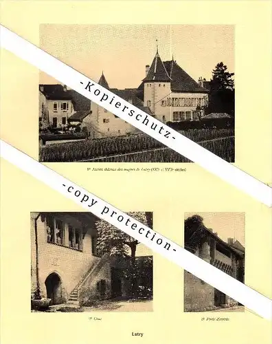 Photographien / Ansichten , 1925 , Lutry , Lausanne , Prospekt , Architektur , Fotos !!!