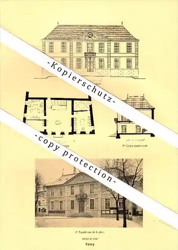 Photographien / Ansichten , 1925 , Vevey , Prospekt , Architektur , Fotos !!!