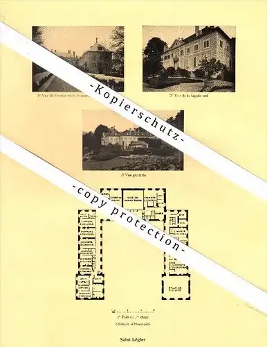 Photographien / Ansichten , 1925 , Saint-Légier-La Chiésaz , Prospekt , Architektur , Fotos !!!