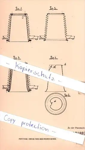 Original Patent - Josef Fliegel in Mallmitz / Malmice , 1906 , Runder Gegenstromkühler , Schlesien !!!