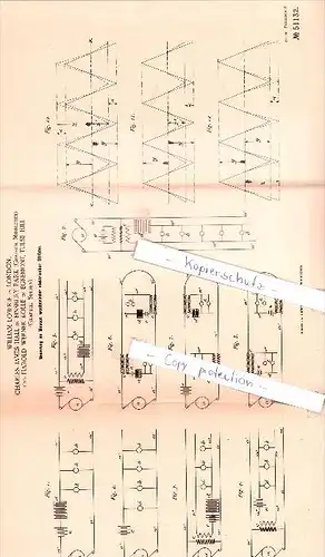 Original Patent - W. Lowrie in London in Finsbury and H. Kolle in Egremont , Tulse Hill  , 1888 !!!