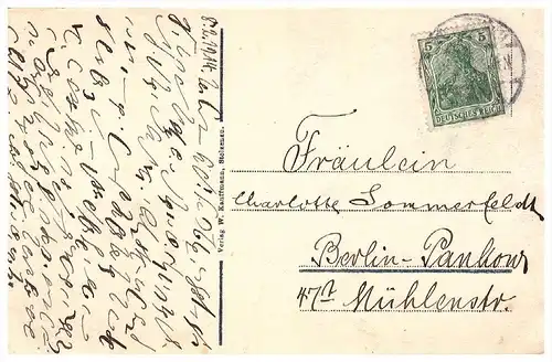 AK - Stolzenau a.d. Weser , 1914 , Post und Rathaus !!!