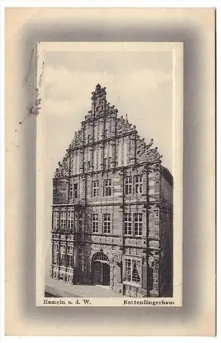 AK - Hameln , 1915 , Rattenfängerhaus , Feldpost !!!