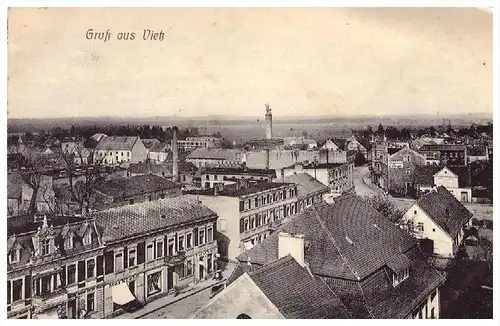 AK - Vietz a.d. Ostbahn , 1912 , Witnica !!!