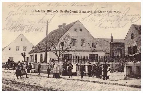 AK - Vietz a.d. Ostbahn , Gasthof Friedrich Höhne , Brauerei , 1909 , Witnica !!!