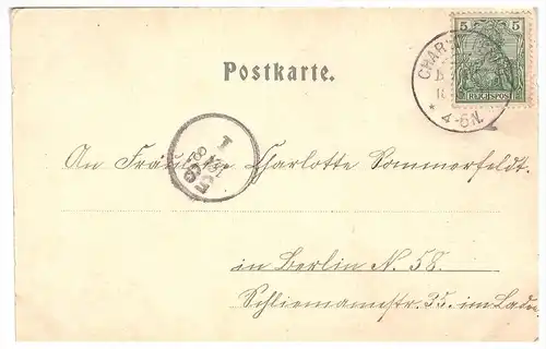 AK - Gruss aus Liebenow / Charlottenhof , 1901 , Neumark !!!