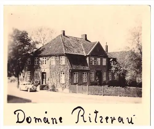 Foto , Domäne Ritzerau b. Ratzeburg , 30er Jahre , Herzogtum Lauenburg !!!