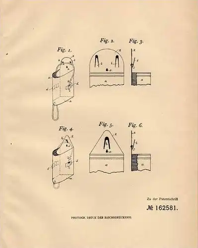 Original Patentschrift - Dr. Gellhaus in Bant - Wilhelmshaven , 1904 , Irrigator mit Spülschlauch !!!