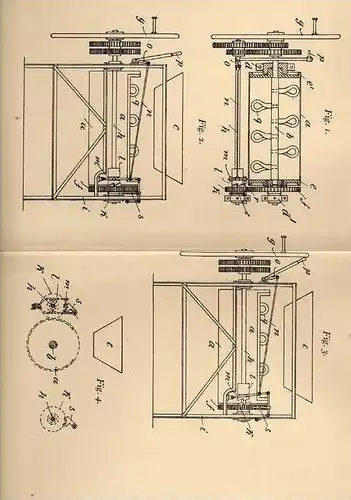 Original Patentschrift - Wolf & Co in Guben , 1906 , Mörtelmischmaschine , Bau , Maurer , Betonmischer !!!